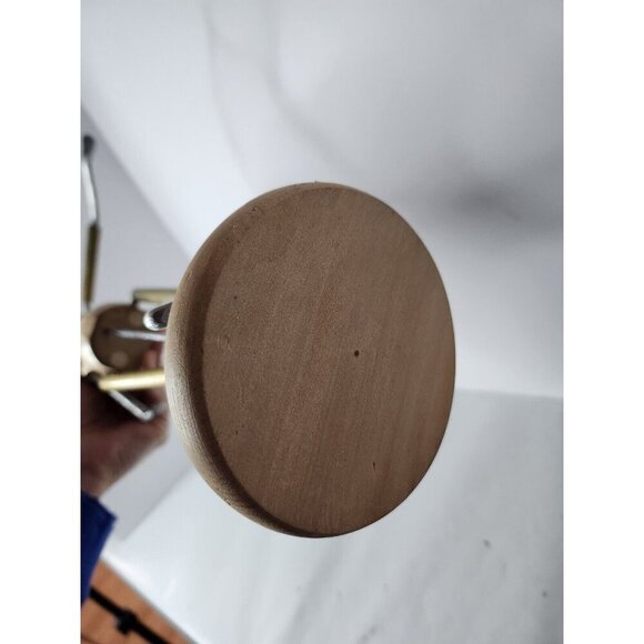 VTG Wood Metal Mannequin Figurine Doll Statue Movable Jointed Modern Decorative - Picture 6 of 7